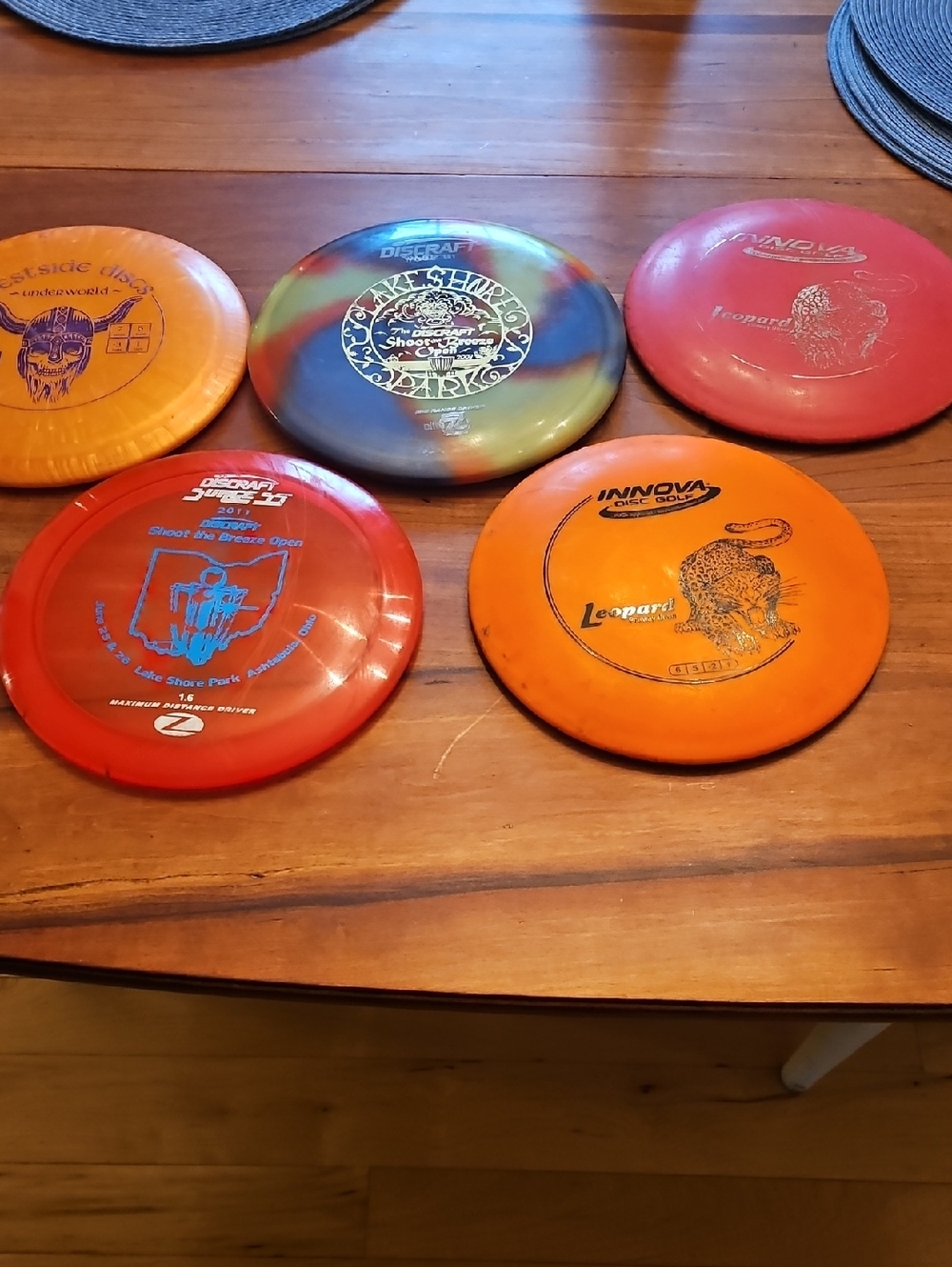 FISBEE GOLF DISCS